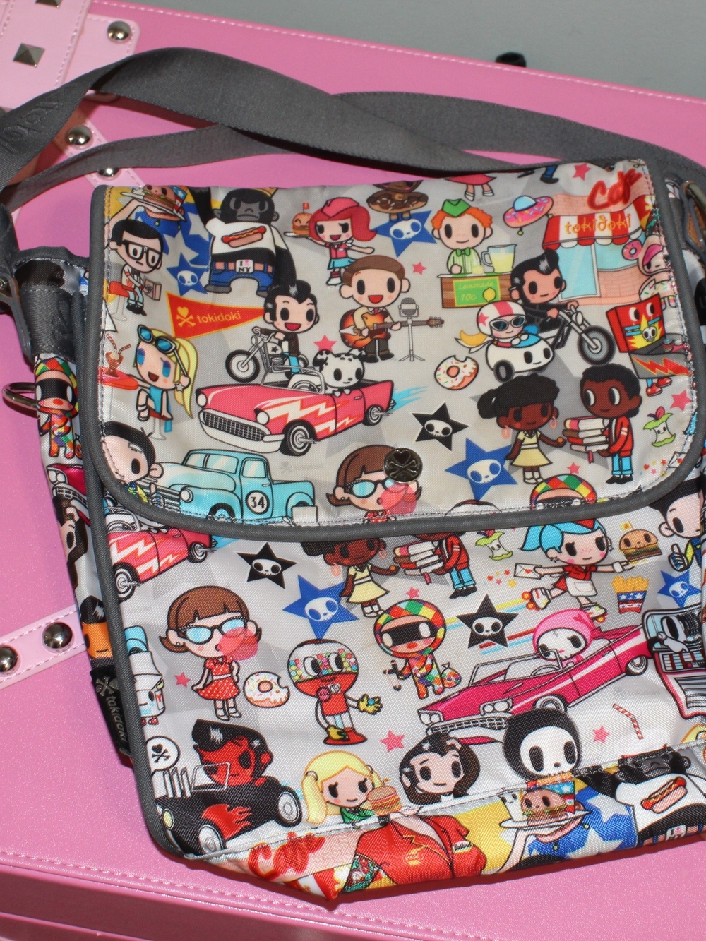 Americana tokidoki dalmatian bag 50s diner vintage pinup bag crossbody flap dog